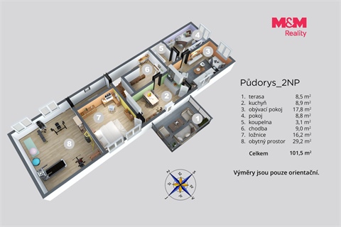 Prodej rodinného domu, 190 m² - 8