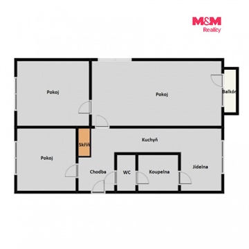 Pronájem bytu 4kk, 100 m² 10