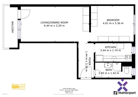 Pronájem bytu 2+1, 48 m² 10
