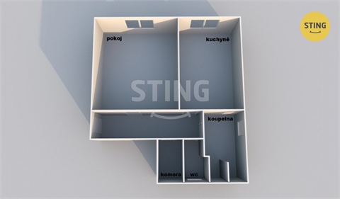 Pronájem bytu 1+1, 61 m² - 8