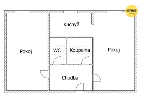 Prodej bytu 2kk, 53 m² 16