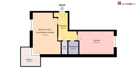 Prodej bytu 2kk, 65 m² 20