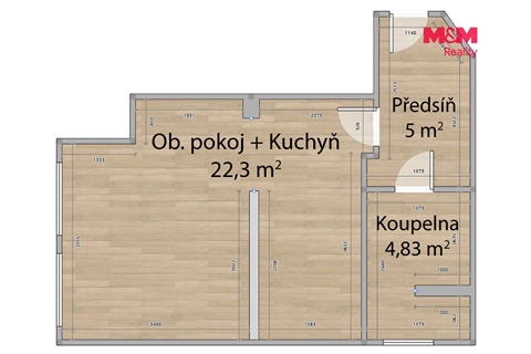 Prodej bytu 1kk, 36 m² 10