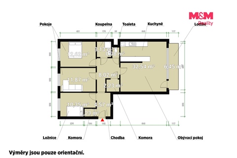 Prodej bytu 4kk, 91 m² 4
