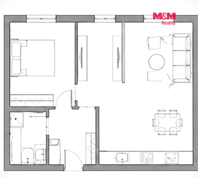 Prodej bytu 2kk, 52 m² 4