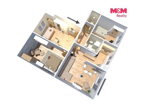 Prodej bytu 4kk, 65 m² 8