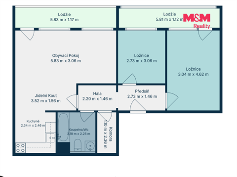 Prodej bytu 3kk, 66 m² - 10