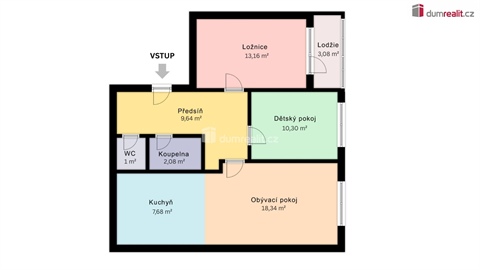 Prodej bytu 3kk, 63 m² - 12