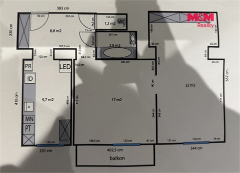 Prodej bytu 2+1, 60 m² - 10