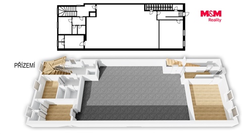 Pronájem obchodních prostor, 263 m² - 2