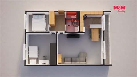 Prodej bytu 3kk, 61 m² 18
