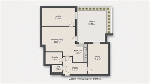 Prodej bytu 3kk, 73 m² 18