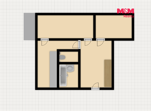 Prodej bytu 2+1, 59 m² 8