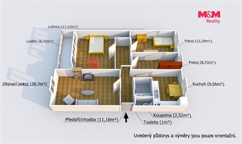 Prodej bytu 4+1, 82 m² - 10