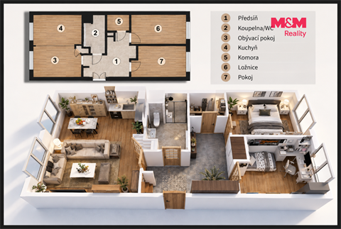 Prodej bytu 3+1, 64 m² - 14