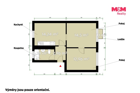 Prodej bytu 2+1, 49 m² 20