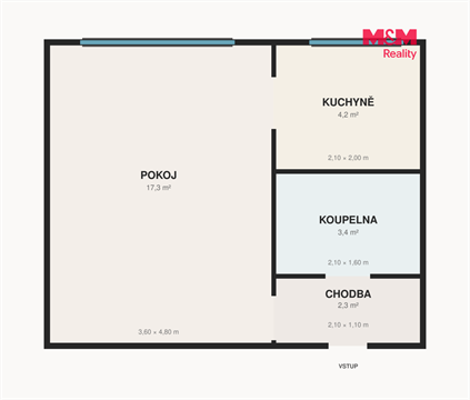 Prodej bytu 1+1, 29 m² - 6