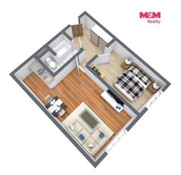 Prodej bytu 2kk, 42 m² 10