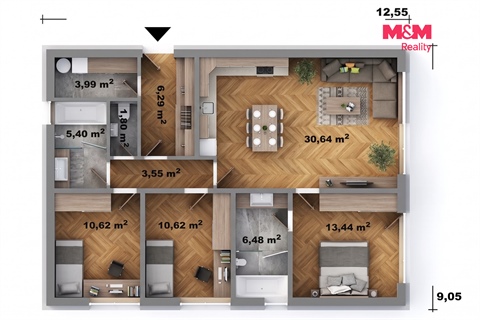 Prodej rodinného domu, 92 m² 8