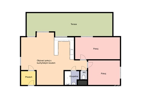 Pronájem bytu 3kk, 71 m² - 18