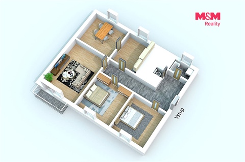 Prodej bytu 4+1, 64 m² - 2