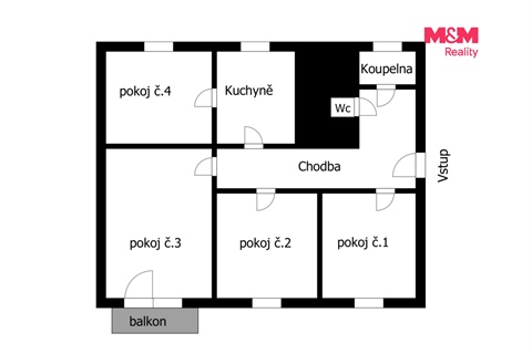 Prodej bytu 4+1, 64 m² 12