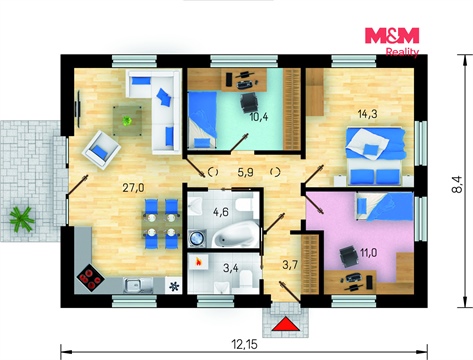 Prodej stavebního pozemku, 1 005 m² - 6