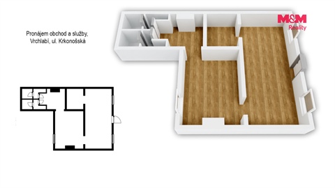 Pronájem obchodních prostor, 53 m² 12