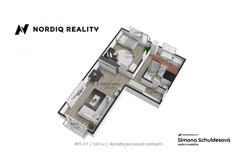 Prodej bytu 2+1, 55 m² 4