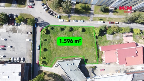 Prodej pozemku pro komerční výstavbu, 1 596 m² - 2
