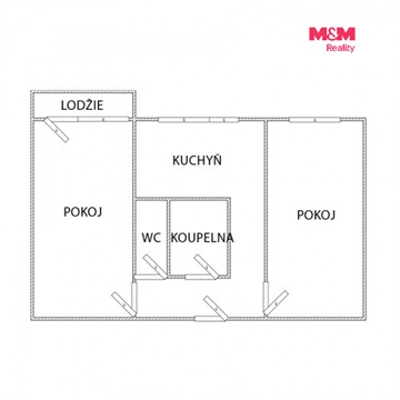 Pronájem bytu 2+1, 52 m² 12