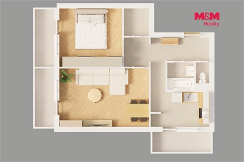 Prodej bytu 2+1, 52 m² 12