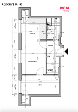 Prodej bytu 2kk, 50 m² 6