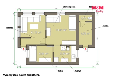 Prodej chaty / chapuly, 35 m² 4