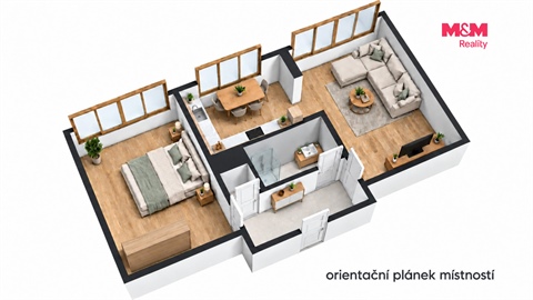 Prodej bytu 2kk, 50 m² - 22