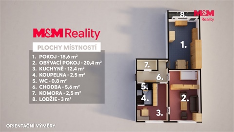 Prodej bytu 2+1, 63 m² - 16