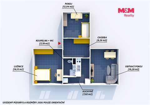 Prodej bytu 3+1, 64 m² - 10
