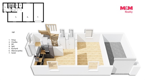 Prodej rodinného domu, 76 m² 8