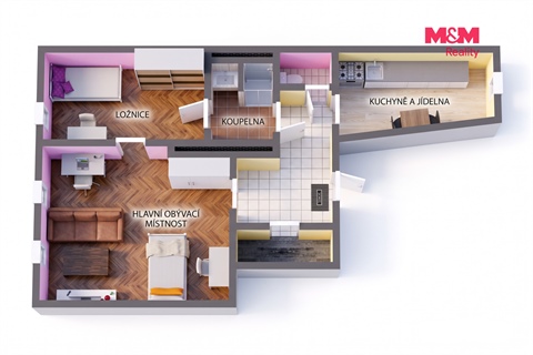 Prodej bytu 2+1, 52 m² - 12