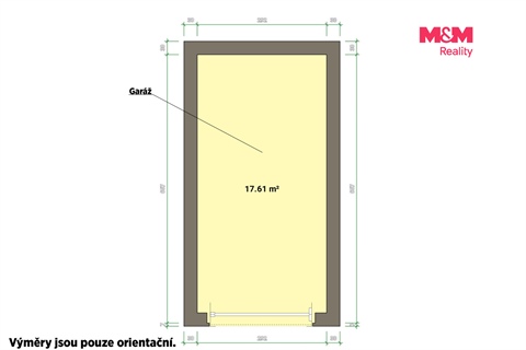 Prodej garáže, 19 m² 20