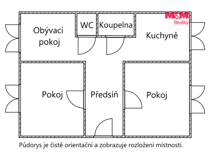 Pronájem bytu 3+1, 76 m² 12