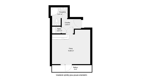 Prodej bytu 1kk, 24 m² - 18