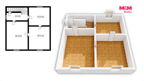 Prodej rodinného domu, 122 m² - 18