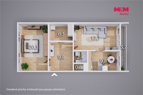 Prodej bytu 3+1, 67 m² 16