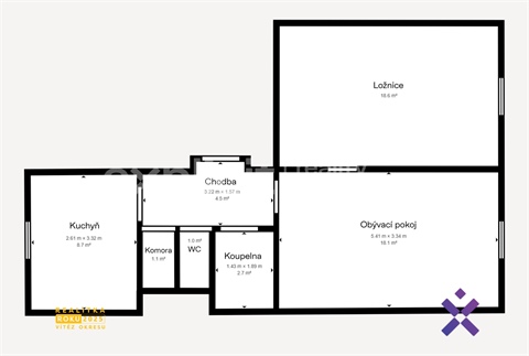 Prodej bytu 2+1, 55 m² 12