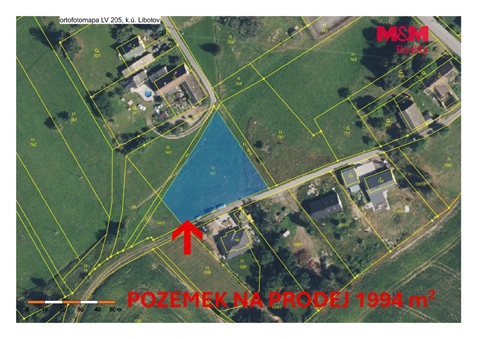 Prodej stavebního pozemku, 1 994 m² - 0
