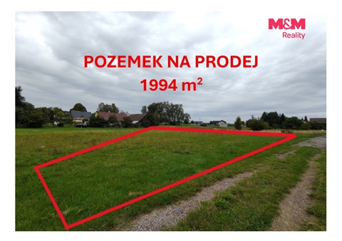 Prodej stavebního pozemku, 1 994 m² - 2