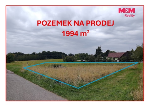 Prodej stavebního pozemku, 1 994 m² 2