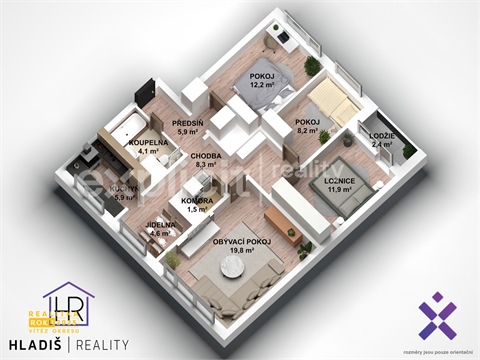 Prodej bytu 4+1, 83 m² - 18