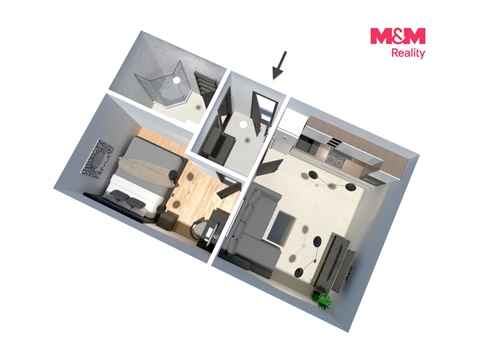 Prodej bytu 2kk, 30 m² 12